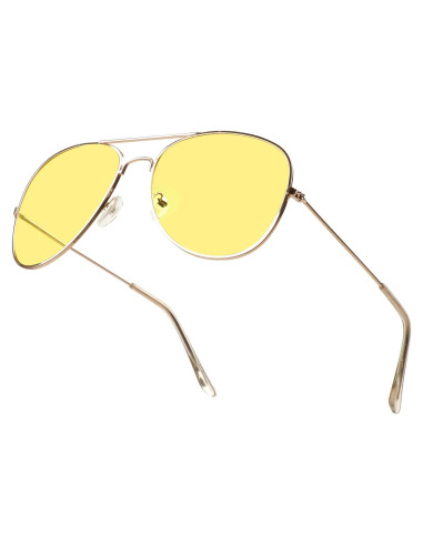 Gafas de sol Aviador SunnyPro Lentes Amarillas UV400