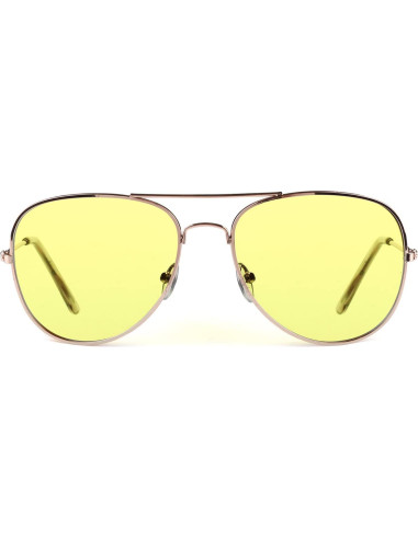 Gafas de sol Aviador SunnyPro Lentes Amarillas UV400