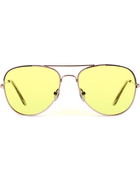 Gafas de sol Aviador SunnyPro Lentes Amarillas UV400