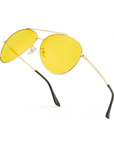 Gafas Aviador Cyxus Anti Luz Azul 8805 Marco Metal