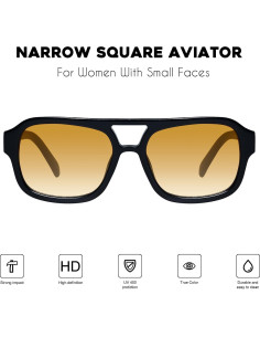 Gafas de sol aviador Mosanana MS52362 para mujeres estilo retro 2