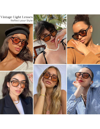 Gafas de sol aviador Mosanana MS52362 para mujeres estilo retro