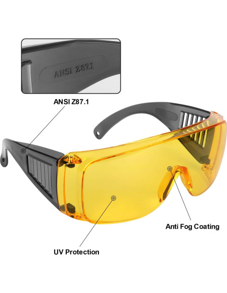 Gafas de Tiro LaneTop OTG Antivaho sobre Graduadas