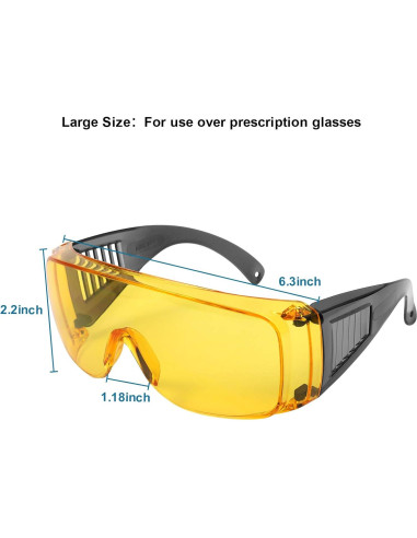 Gafas de Tiro LaneTop OTG Antivaho sobre Graduadas