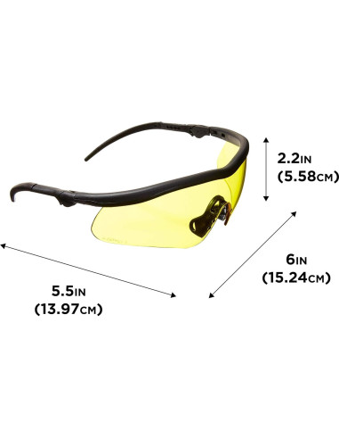 Gafas de Seguridad para Tiro Allen 2379, Lentes Amarillos ANSI Z87+