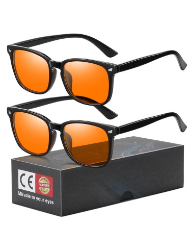 Gafas de Juego Okany Anti Luz Azul UV400 Ámbar