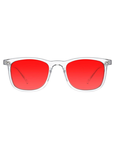 Gafas para dormir TIJN con lentes rojos y bloqueo luz azul Gafas para dormir TIJN con lentes rojos y bloqueo luz azul