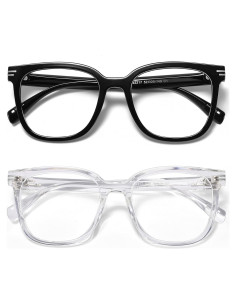 Gafas Anti-Luz Azul TR90 Cuadradas para Hombres y Mujeres