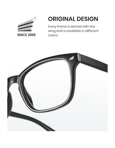 Gafas de luz azul Cyxus UV para hombres y mujeres 8082