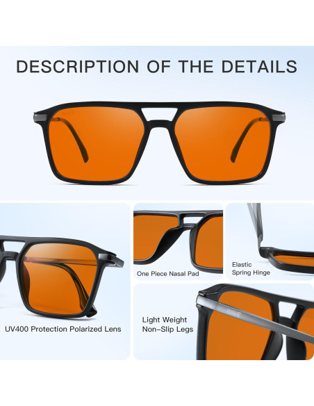 Gafas bloqueadoras luz azul WAVE B04 anti reflejo negro mate