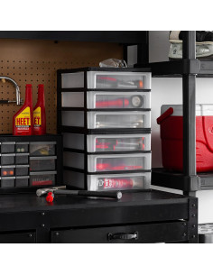 Organizador de Escritorio IRIS USA 3 Cajones Mediano Negro 2