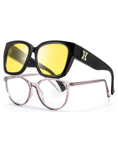 Gafas de Conducción Nocturna LVIOE Polarizadas Amarillas