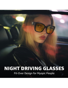 Gafas de Conducción Nocturna LVIOE Polarizadas Amarillas 2