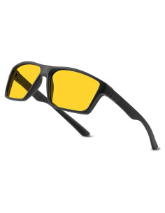Gafas de Conducción Nocturna Polarizadas HD - Marco Negro