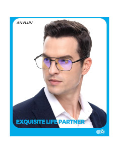 Gafas de Luz Azul ANYLUV AN4528-1 para Hombres y Mujeres 2