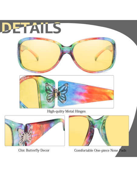 Gafas de Conducción Nocturna Myiaur Amarillas Polarizadas