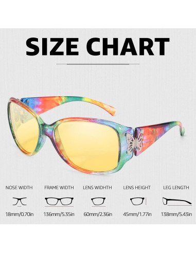 Gafas de Conducción Nocturna Myiaur Amarillas Polarizadas