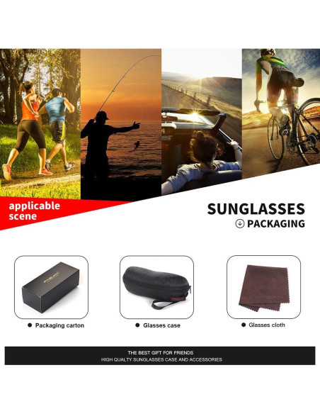 Gafas de Conducción Nocturna FAGUMA con Lente Amarillo HD