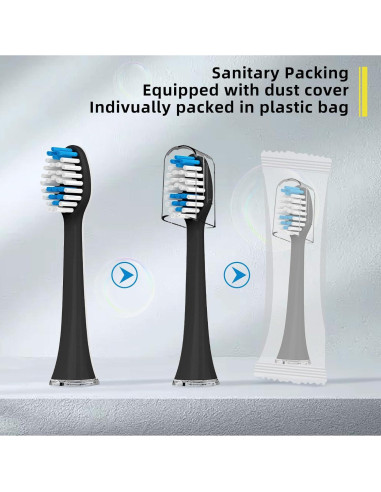 Cabezas de Repuesto para Cepillo de Dientes Earouth - 10 Piezas