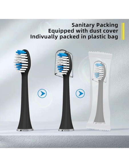 Cabezas de Repuesto para Cepillo de Dientes Earouth - 10 Piezas