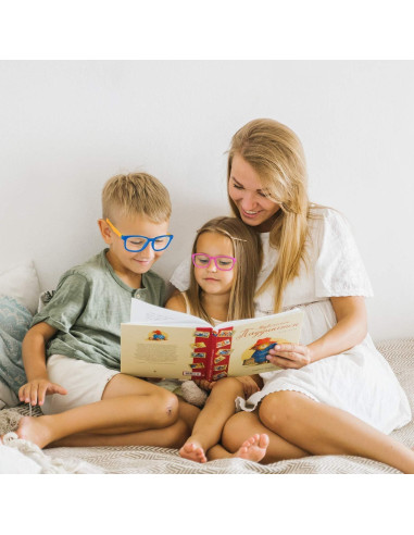 Gafas de luz azul para niños Okany 3 paquetes protección UV