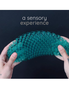 Juguete Morf Fidget Worm Figgy Toys Grande Azul 2