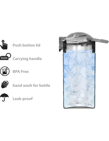 Botella de Agua Infantil Zak Designs 15.5 oz Paw Patrol