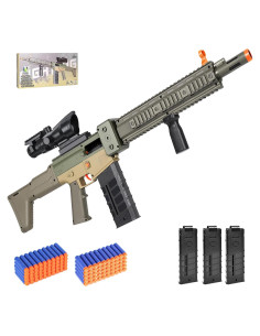 Rifle de francotirador eléctrico PIXATA con 100 dardos y mira