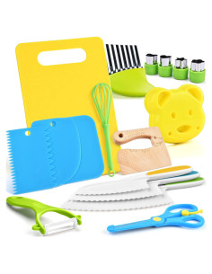 Juego de Cocina Montessori 17 Piezas Yeeammk para Niños