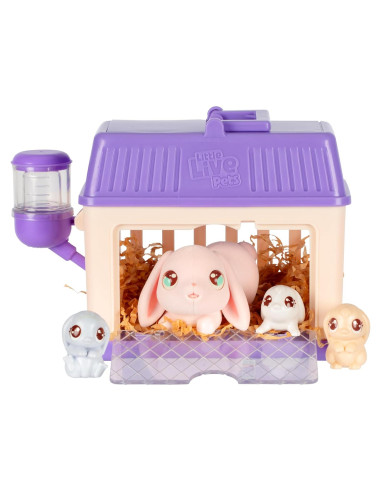 Little Live Pets Conejo Mamá Sorpresa Mini con Bebés
