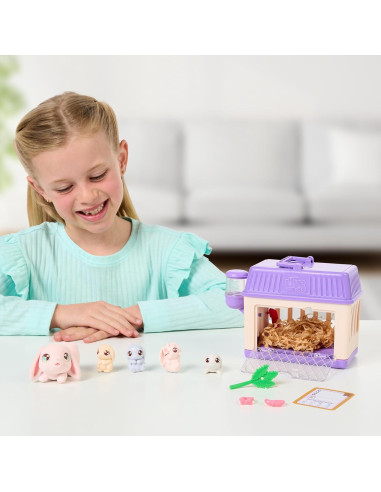 Little Live Pets Conejo Mamá Sorpresa Mini con Bebés