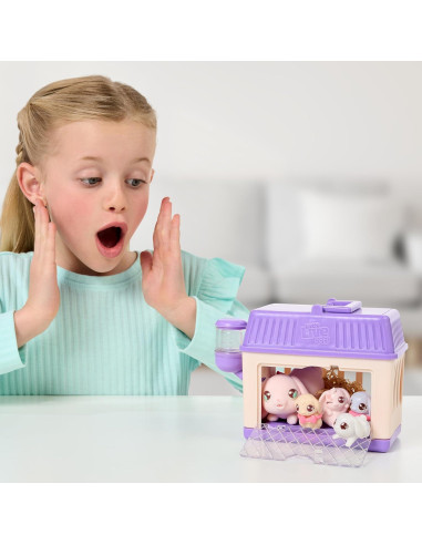 Little Live Pets Conejo Mamá Sorpresa Mini con Bebés