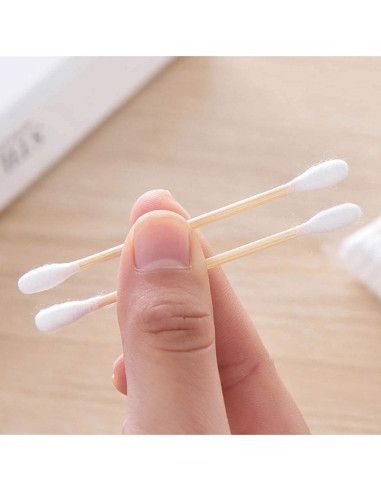 Bastones de Algodón de Bambú EcoSlurps - 600 Unidades Biodegradables