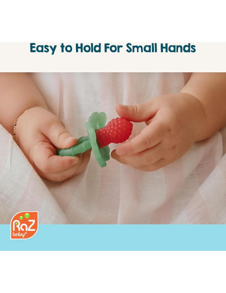 Chupete RaZbaby RaZberry Silicona Alivio Dentición 1 Cuenta Chupete RaZbaby RaZberry Silicona Alivio Dentición 1 Cuenta