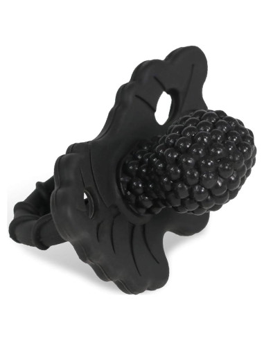 Chupete RaZbaby RaZberry Silicona Alivio Dentición Negro