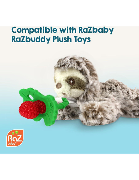 Chupete RaZbaby RaZberry Silicona Alivio Dentición Negro Chupete RaZbaby RaZberry Silicona Alivio Dentición Negro