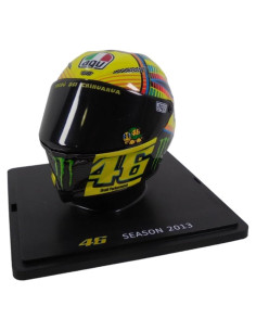 Casco Miniatura OPO 10 Valentino Rossi 1/5 Yamaha YZR-M1