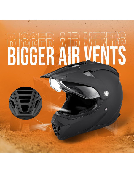 Casco Integral Oumurs D001TY06414MB Off Road Doble Visor XXL Casco Integral Oumurs D001TY06414MB Off Road Doble Visor XXL