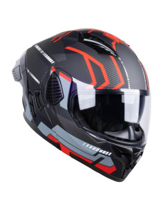 Casco Modular AceRide KYE-hel Doble Visor Negro Mate Grande