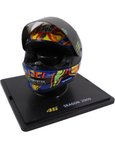 Casco Miniatura Valentino Rossi 1:5 OPO 10 Yamaha YZR-M1 2