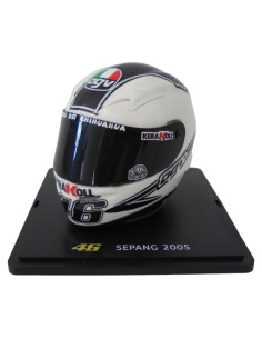 Casco Miniatura OPO 10 Valentino Rossi 1/5 Yamaha YZR-M1