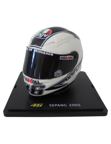 Casco Miniatura OPO 10 Valentino Rossi 1/5 Yamaha YZR-M1