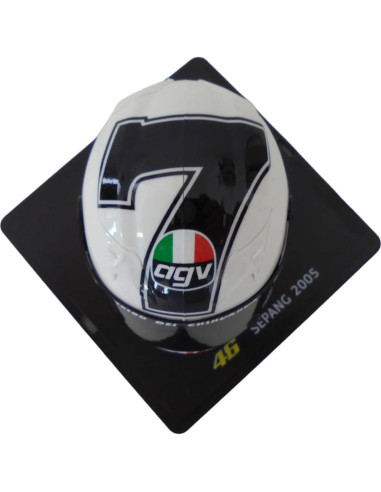 Casco Miniatura OPO 10 Valentino Rossi 1/5 Yamaha YZR-M1