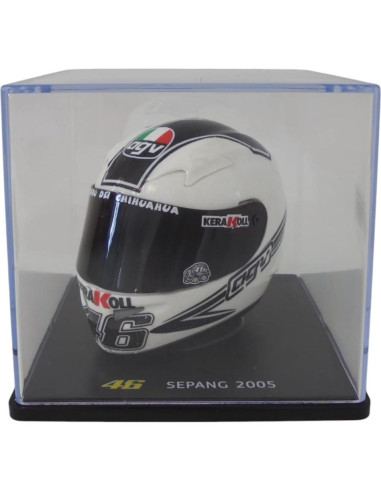 Casco Miniatura OPO 10 Valentino Rossi 1/5 Yamaha YZR-M1
