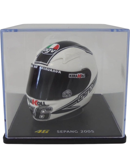 Casco Miniatura OPO 10 Valentino Rossi 1/5 Yamaha YZR-M1