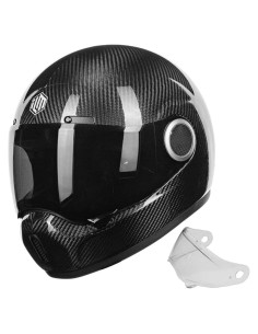 Casco de Moto ILM F611 Fibra de Carbono Ligero Talla L