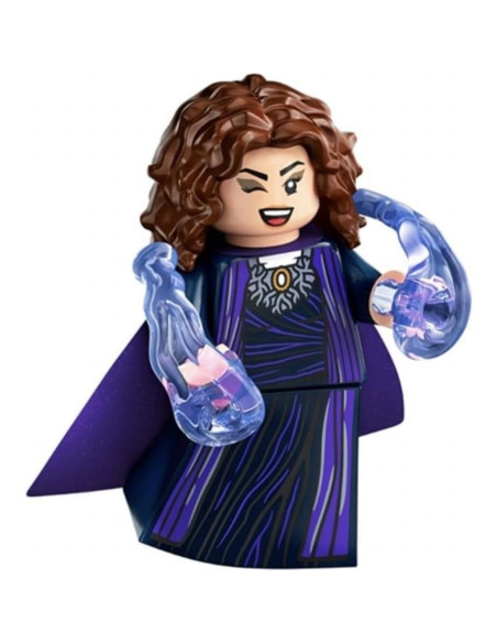 LEGO Minifigura Agatha Harkness con Capa Morada 71039