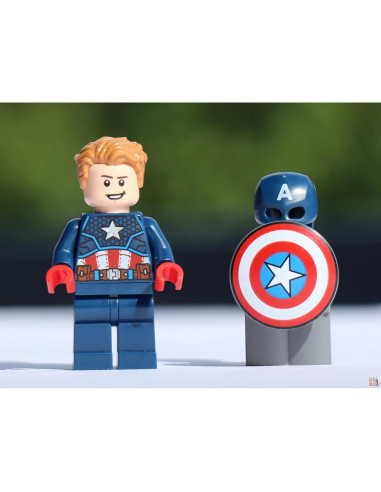 LEGO Minifigura Capitán América Edición Limitada 4,32 cm