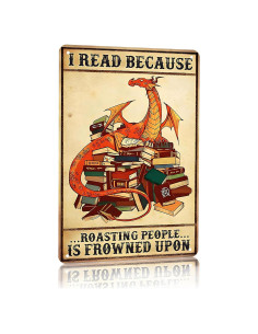 Letrero Divertido de Estaño TPH5 30x20 cm Decoración Hogar