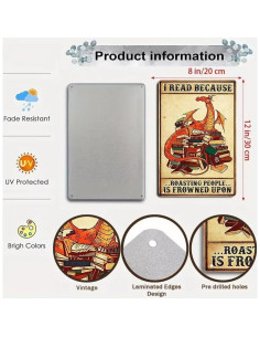 Letrero Divertido de Estaño TPH5 30x20 cm Decoración Hogar 2